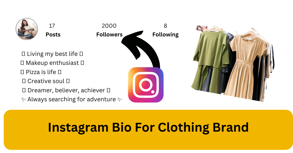 Instagram Bio For Clothing Brand Upgrade Your Closet