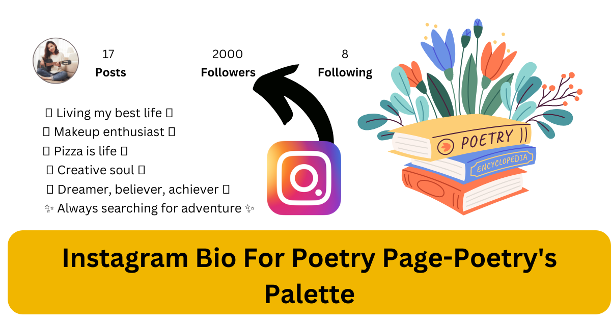 instagram bio for poetry page